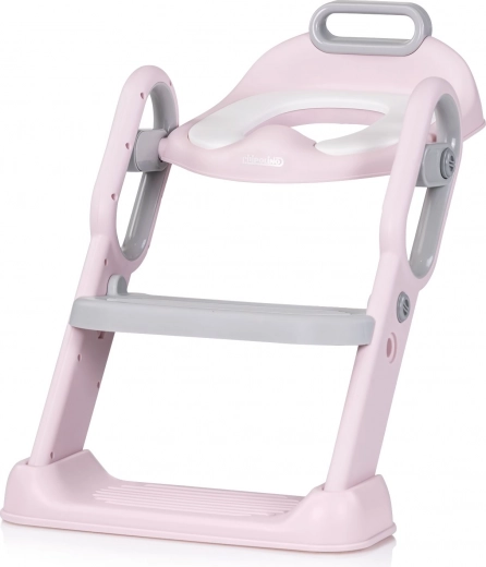 børnetoiletsæde med stige Chipolino Flippy Pink