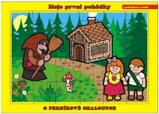 Puslespil Peberkagehus 24 brikker
