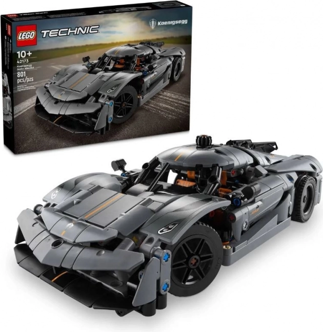 Technic Koenigsegg Jesko Absolut – grå hypersportsvogn til børn fra 10 år