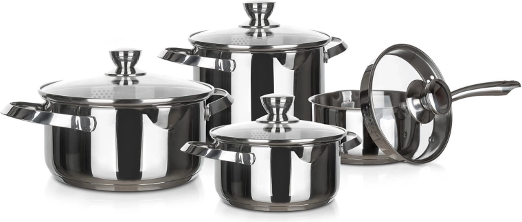 Sæt i rustfrit stål EMBASSY, 8 dele