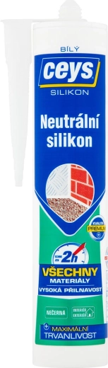 Neutral silikone CEYS hvid 280 ml
