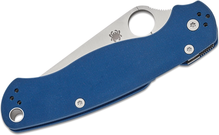 Premium klinge i CPM‑SPY27 med satinfinish