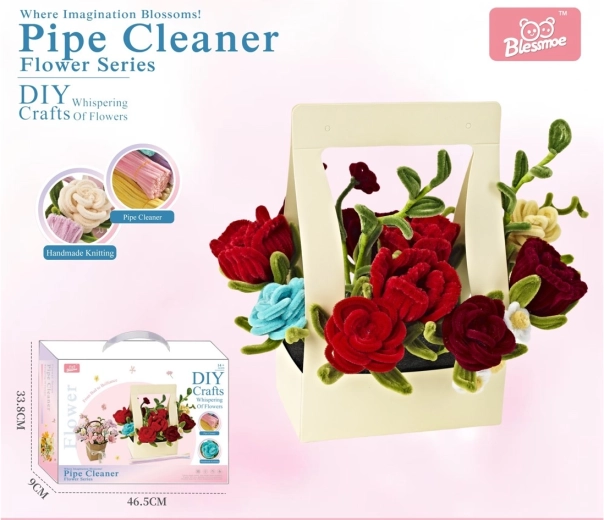 Kreativt DIY-sæt: blomsterbuket til børn