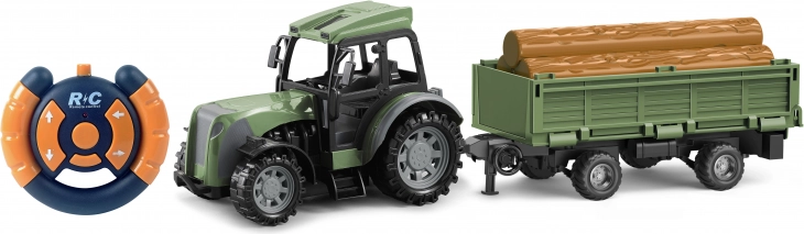 RC-traktor med anhænger med fjernbetjening 46 cm