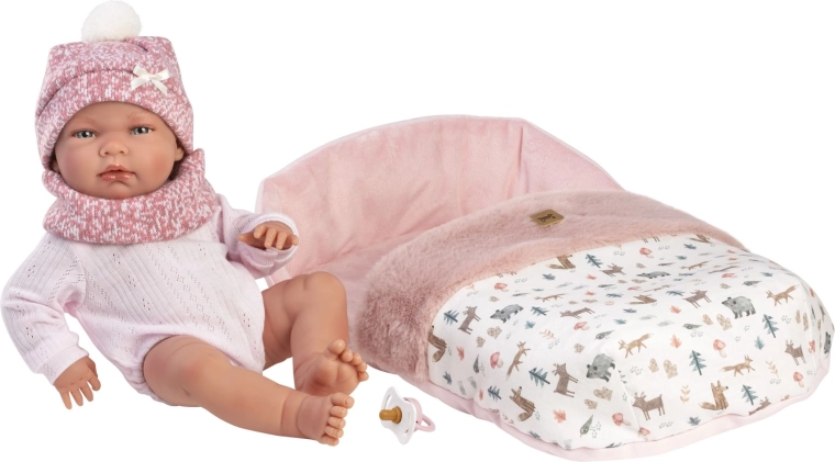 Poserbar baby med led