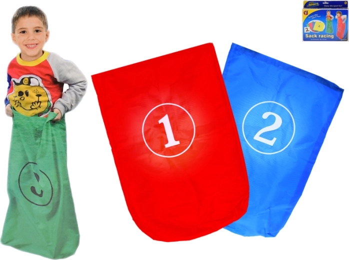 Sækkeløbssække til børn 48 × 72 cm – sæt med 2 stk.