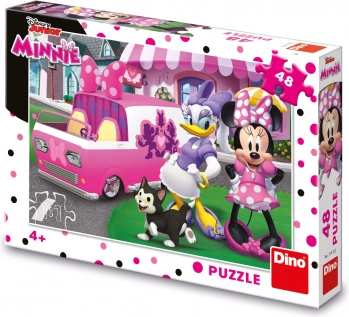 Puslespil Minnie og Daisy 48 stykker