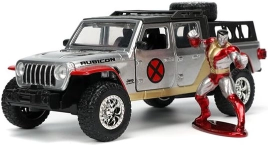 JADA Marvel X-Men Jeep Gladiator Rubicon 2020 1:32 sæt med Colossus-figur