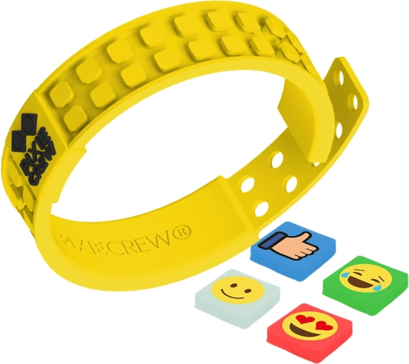 Pixie Crew kreativt armbånd Emoji gul