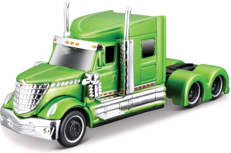 Maisto Design Custom Rigs International Lone Star grøn 1:64