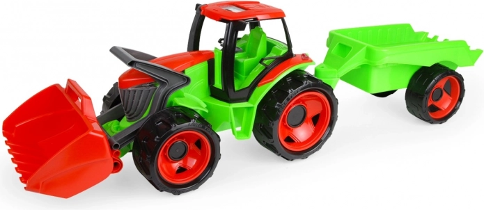 Lena traktor med skovl og trailer til børn