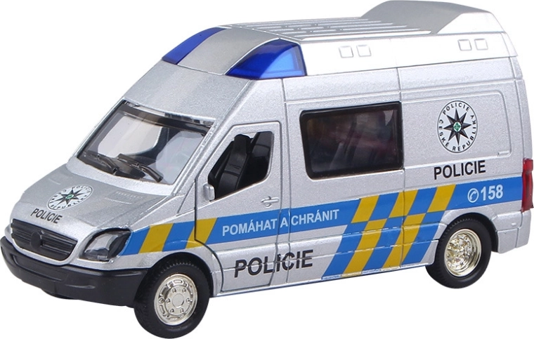 Politimodel med lyd- og lyseffekter