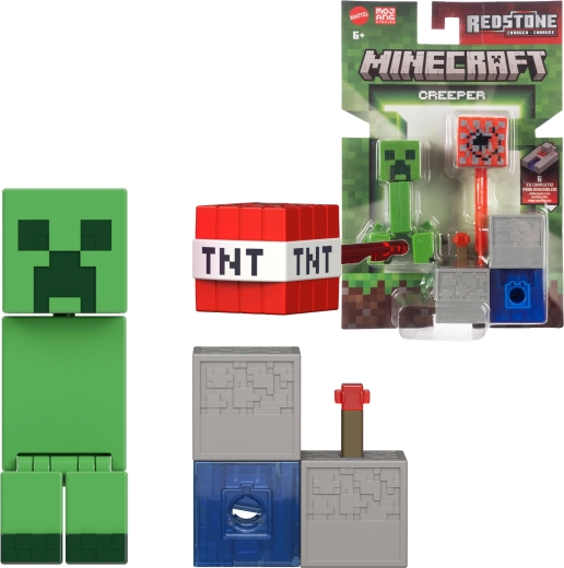 Minecraft Redstone-figur Charged Creeper med TNT-kanon