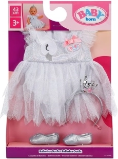 BABY born ballerinakjole til dukke 43 cm