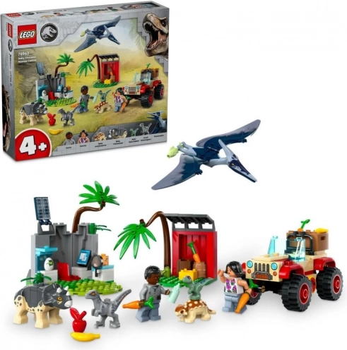LEGO Jurassic World redningscenter for små dinosaurer