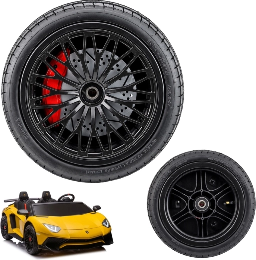 Oppusteligt gummihjul til elektrisk køretøj Lamborghini XXL - 1 stk.