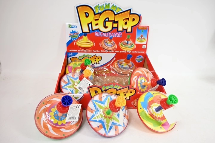 Snurretop bączek 15 cm (3 farver) – display 6 stk.