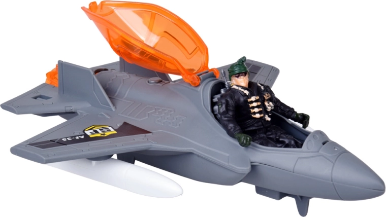 Jagerfly med åbningsbar cockpit