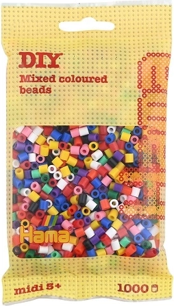 Hama midi strygeperler farvemix 1000 stk.