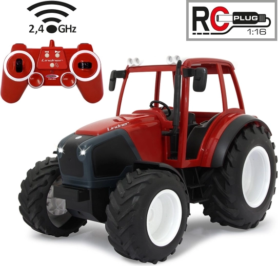 RC-traktor Lindner Geotrac i skala 1:16 med 2,4 GHz-fjernbetjening