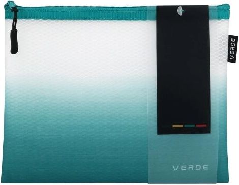 Mesh-lynlåslomme A5 Verde milano