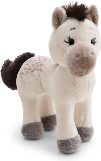Nici plysbamse pony Mony hvid 17 cm, Green-serien