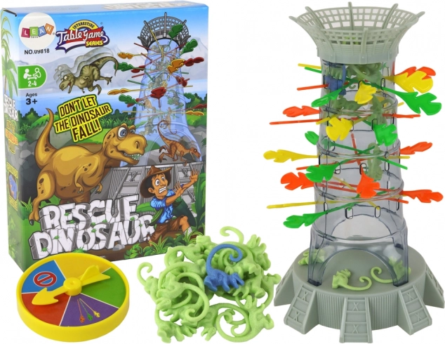 Familie håndlavet spil Faldende Dinosaurer Tower Sticks