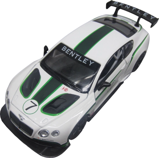 Metalmodelbil 1:32 BENTLEY Continental GT3 med lys og lyde