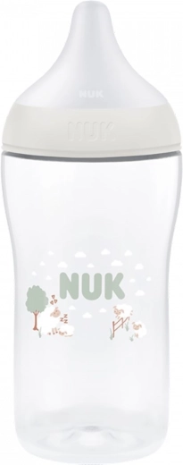 NUK Perfect Match sutteflaske med temperaturkontrol Sheep 260 ml
