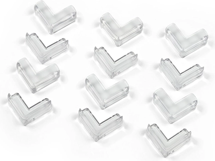 BabyOno gennemsigtige møbelhjørnebeskyttere, 12 stk.