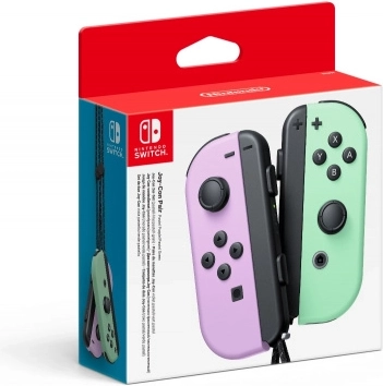Joy-Con sæt i pastellilla og grøn