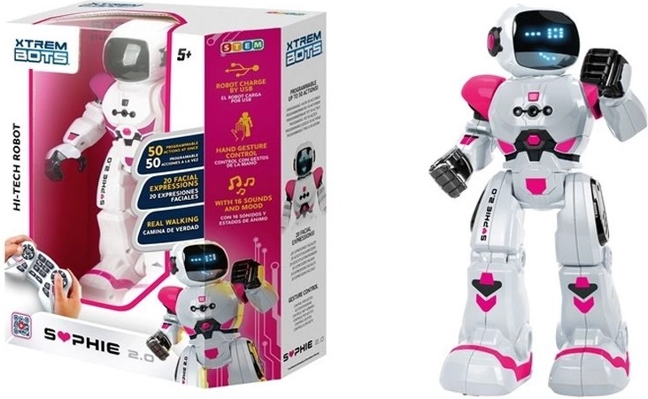 Xtrem Bots Sophie 2.0 interaktiv læringsrobot til børn