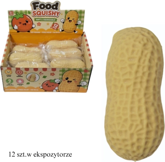Antistress-klemmejordnød (peanut) - 1 stk.