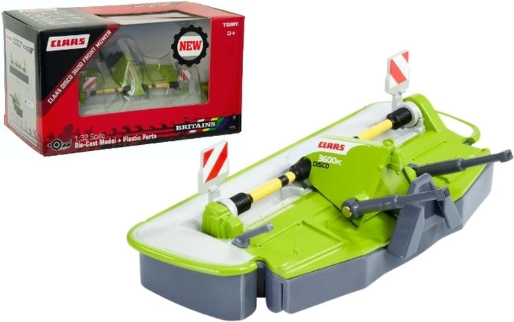 Britains Claas Disco 3600 FC frontmonteret skårlægger 1:32