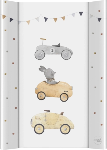 Ceba Baby puslepude med fast plade 50 × 70 cm basic bunny driver