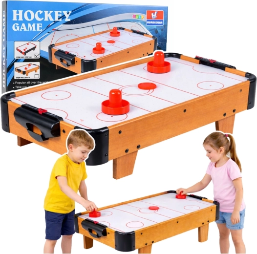 Mini bord-airhockey til børn – træ