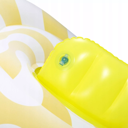 Komfortabelt oppusteligt ryglæn