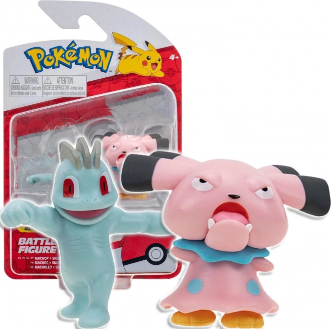 Pokemon Machop og Snubbull – samler-battle figure pack
