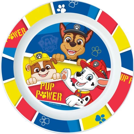 Plasttallerken PAW Patrol 22 cm blå