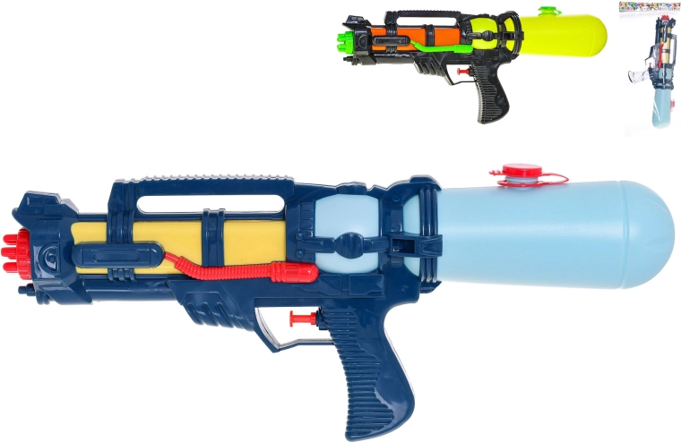 Vandpistol 42 cm med beholder og pumpe til børn