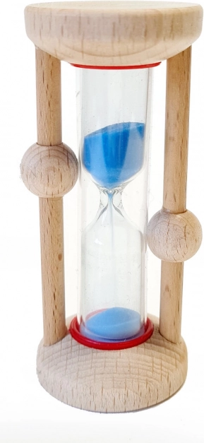 Naturligt timeglas til sjov tandbørstning