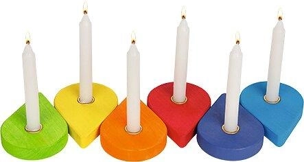 Farverigt design i regnbuens farver