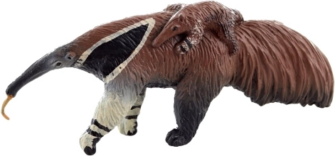 Plastfigur af myresluger med unge