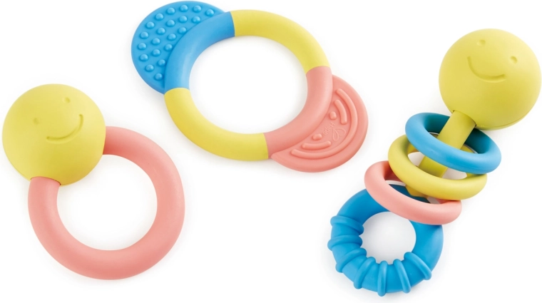 Hape Eco Baby sæt med rangler og bideringe