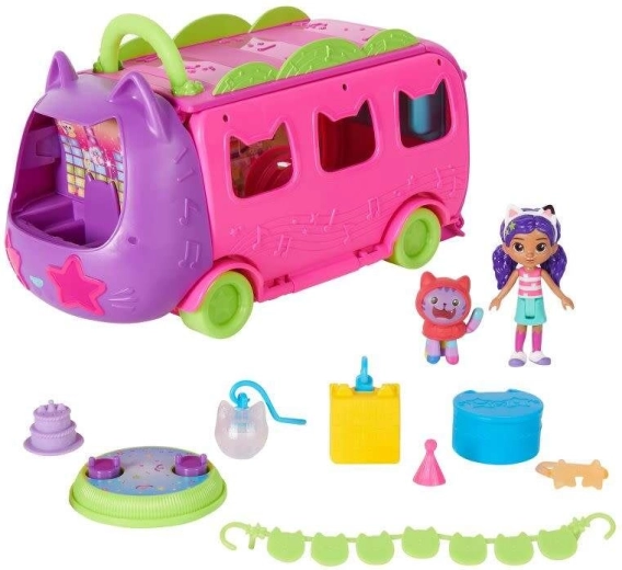 Åbningsbar festbus med roterende scene