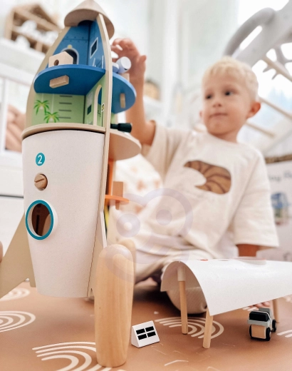 Byggeri og rolleleg i ét
