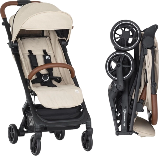 Petite&Mars sportsklapvogn Fly Sahara Beige