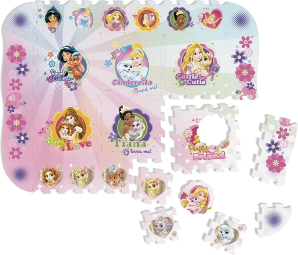 Skumpuslespilsmåtte Disney Princess 120 × 90 cm