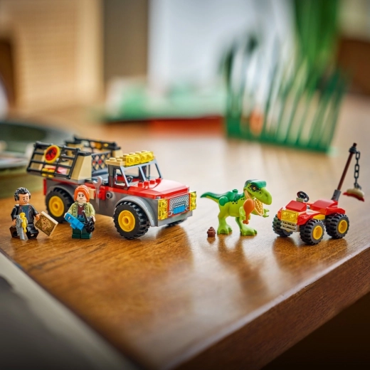 Fang baby T. rex og transporter den sikkert