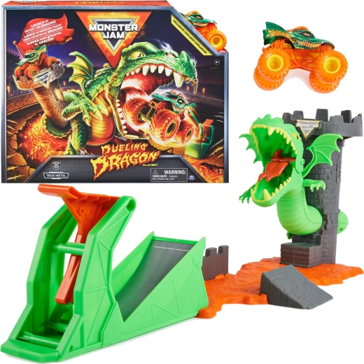 Monster Jam legetøjssæt Dragekamp 1:64